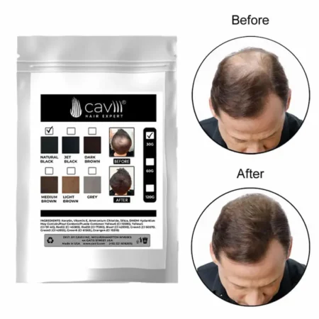 Caviii hair building fiber refill 30g compact packet view in Pakistan