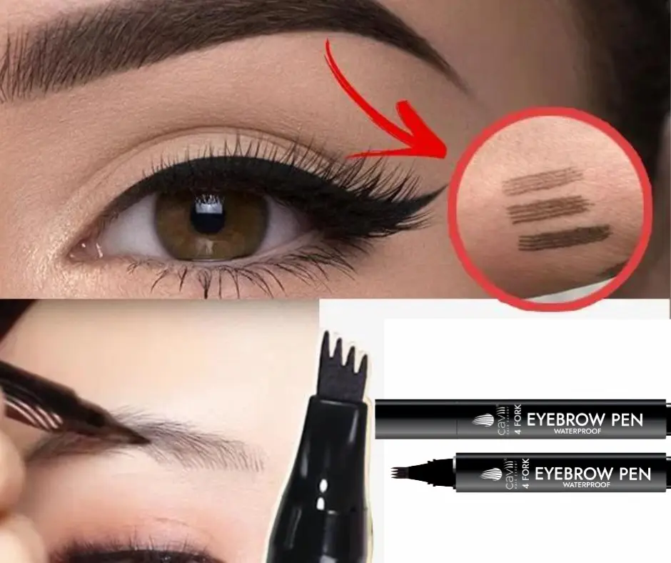 4-Fork Eyebrow Pen 4 fork eyebrow pen main view for microblading effect in Pakistan