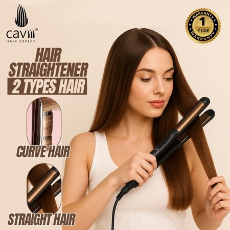 2in1 hair straightener and curler