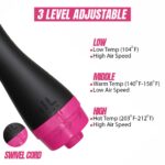 1 step hair blower dryer and curler